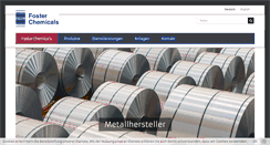 Desktop Screenshot of foster-chemicals.de